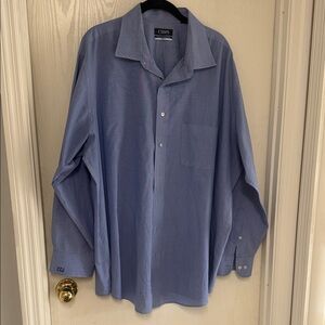 Chaps Light Blue Men's Dress Shirt